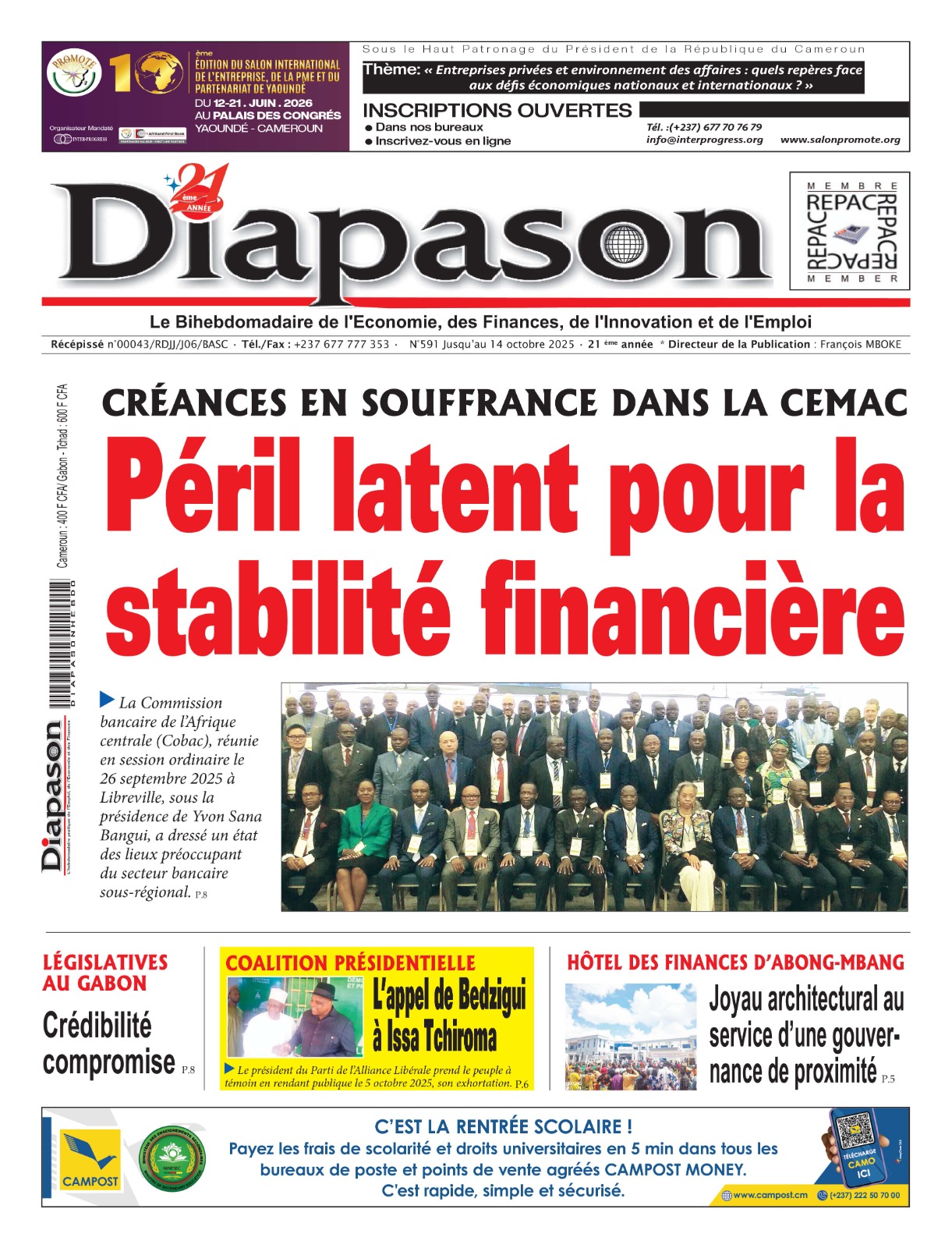 Journal Diapason numéro 591